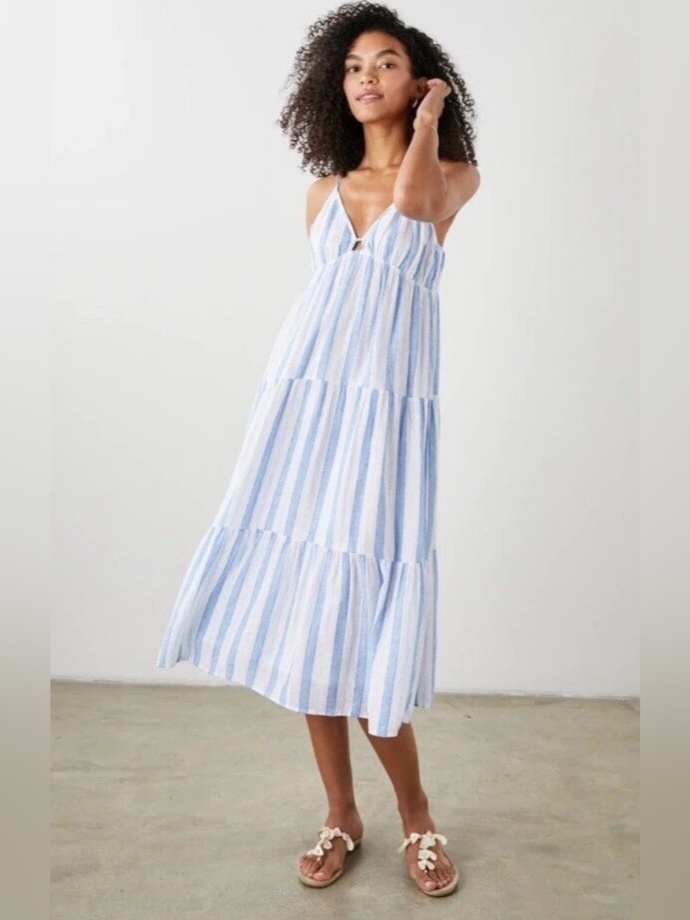 Like new Rails Avril tiered midi Dress Sz medium